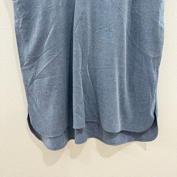 NWT Storm & Marie Silk Miguel Shift Dress Moonlight Blue V Neckline Size Large - Picture 4 of 13